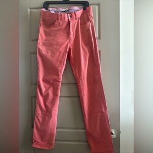 Men’s Peter Millar Heathered Salmon Golf Pants